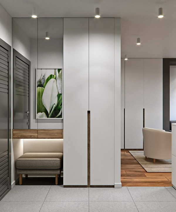 艾高家居|这样的入户玄关，美观实用还倍有面儿~