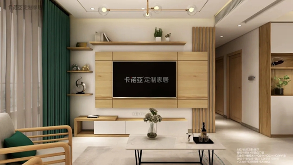 卡诺尼全屋定制|定制柜让客厅扩容10㎡，这波操作太绝了