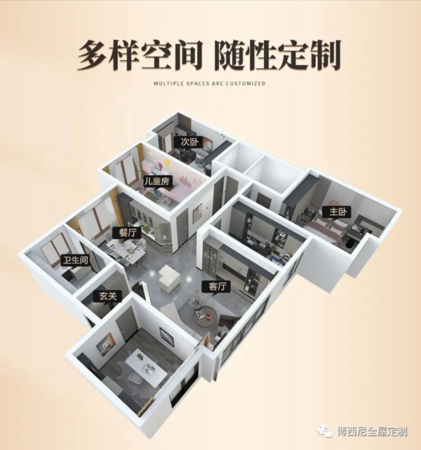 选择博西尼全屋定制 让家装更省心