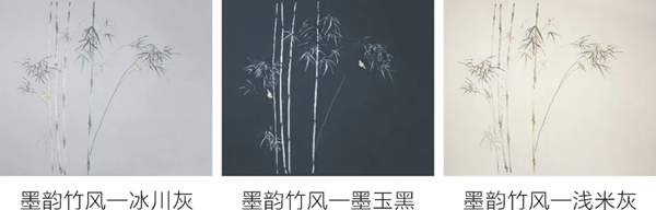 蝶装壁布新品推荐|墨韵竹风 月梅清影