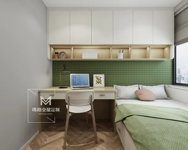 玛格全屋定制|这套108㎡简约风,玄关柜与餐边柜无缝衔接,效果真绝 玛格全屋定制|这套108㎡简约风,玄关柜与餐边柜无缝衔接,效果真绝