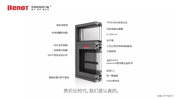 贝洛特系统门窗新品隆重上市! 贝洛特系统门窗新品隆重上市!