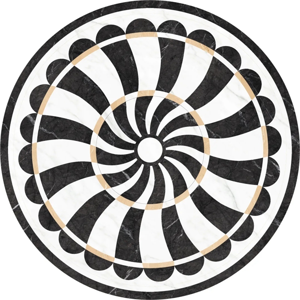 水刀拼花 |马可波罗陶瓷为您打造浪漫简欧风