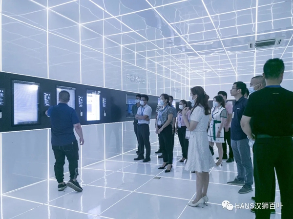博仕门窗团队到HANS汉狮交流学习