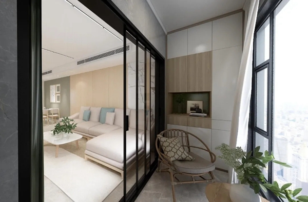 兔宝宝全屋定制|同样是107㎡，为什么别人的阳台看起来更实用？