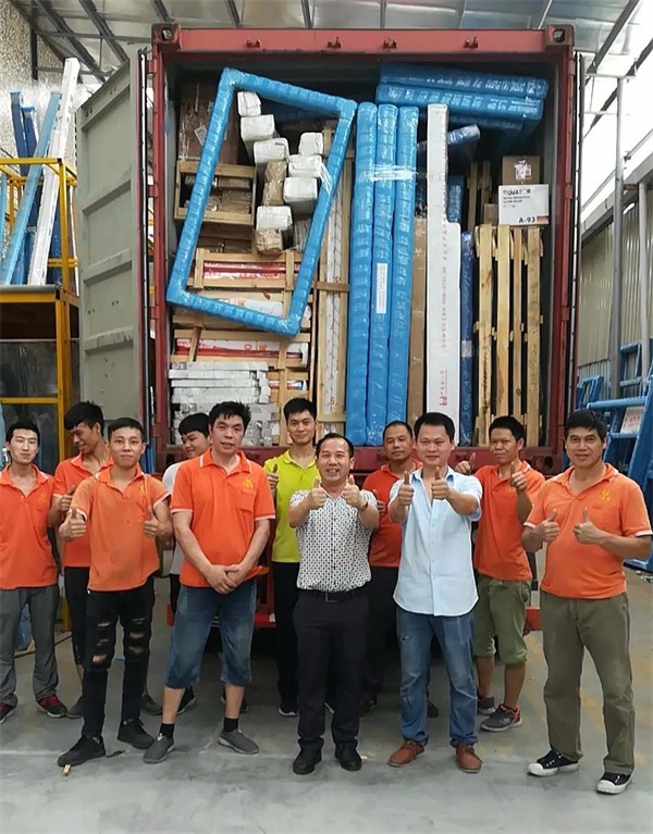 伊美德门窗外贸再报喜,马来西亚项目整柜发货! 伊美德门窗外贸再报喜,马来西亚项目整柜发货!