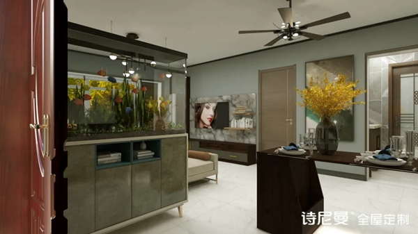 诗尼曼全屋定制|巧用这5种隔断,化解进门一览无余的尴尬! 诗尼曼全屋定制|巧用这5种隔断,化解进门一览无余的尴尬!