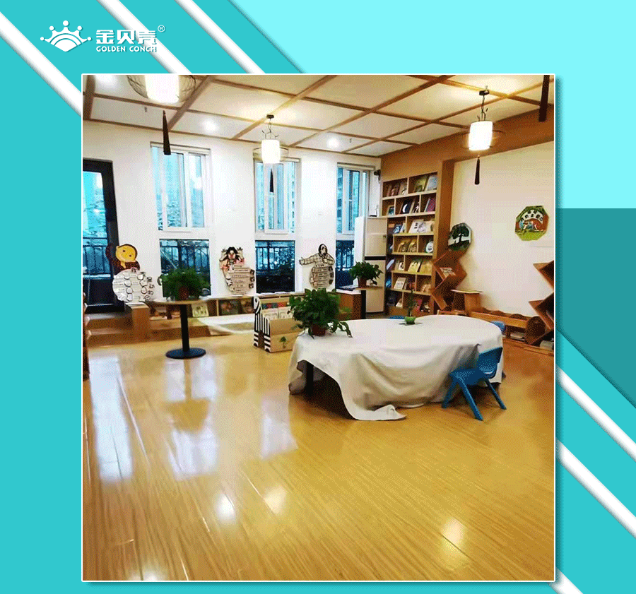 精品工程|四川犍为金贝壳贝壳粉涂料打造健康幼儿教育环境