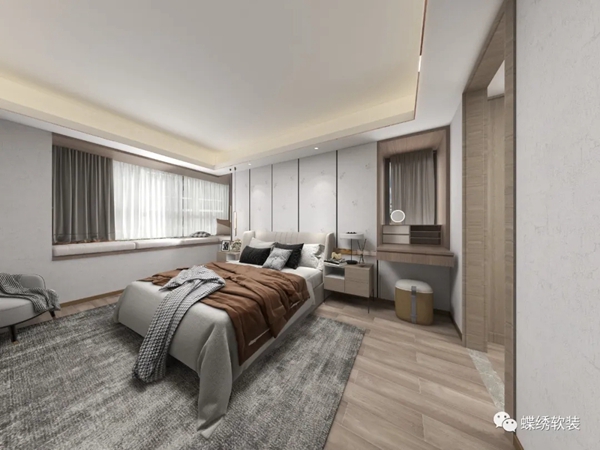 蝶绣软装：质感高级灰，稳重又不失浪漫的时尚搭配