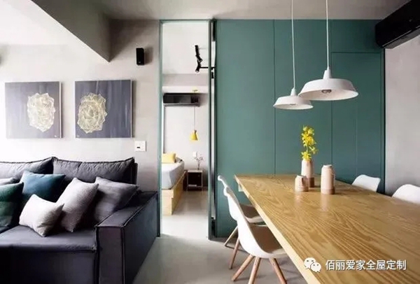 佰丽爱家全屋定制|隔断墙已经过时了，看看这些流行的隔断设计