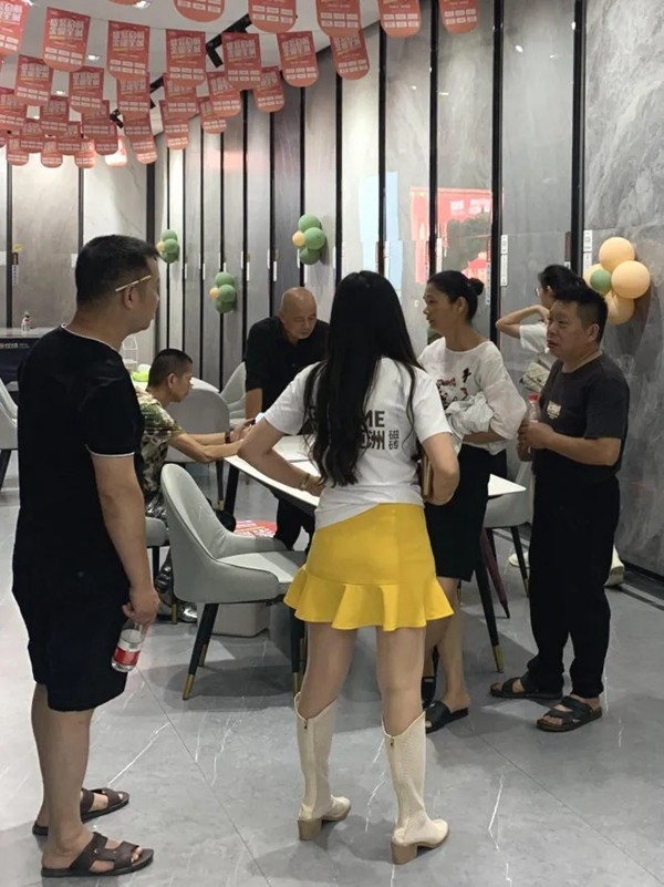 金牌亚洲瓷砖台州新店开业夺下159单 金牌亚洲瓷砖台州新店开业夺下159单