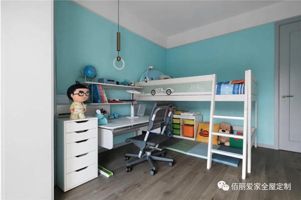 佰丽爱家全屋定制|120㎡现代轻奢风3居室，空间干净利落！