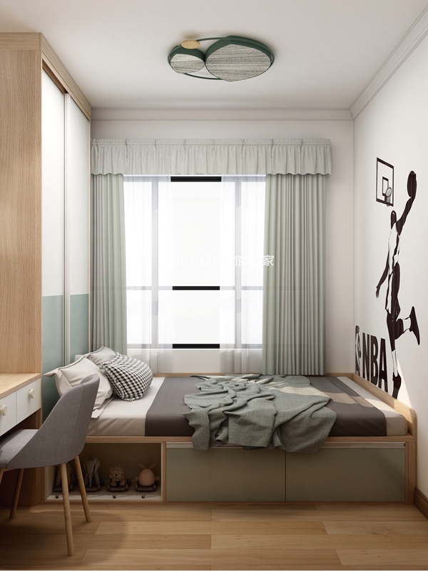 佰怡家全屋家居设计案例|清浅雅致的新中式空间