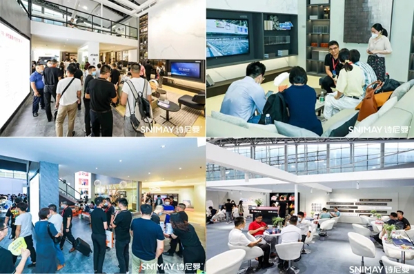 直击展会首日▏诗尼曼全屋定制四馆齐发,C位出圈建博会!