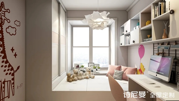 诗尼曼全屋定制|你一定也担心过榻榻米床上衣柜拿取衣物麻烦的问题
