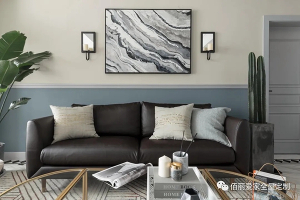 佰丽爱家全屋定制|122㎡精致复古的北欧风4居室