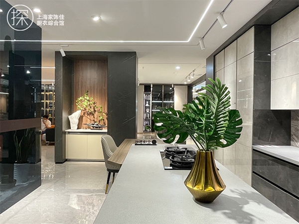 金牌厨柜全屋定制探店 |坐标上海， 373㎡展厅诠释自由随性生活态度