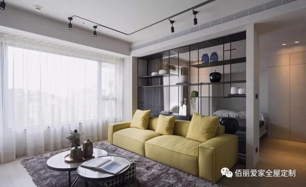 佰丽爱家全屋定制|隔断墙已经过时了，看看这些流行的隔断设计