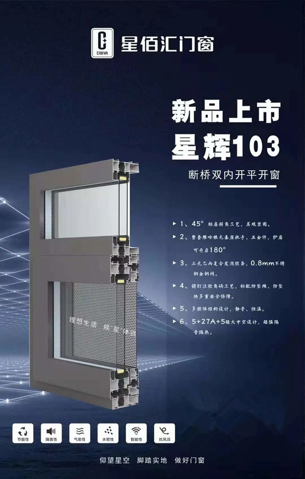 匠心与艺术的结合丨星佰汇门窗发布多款实力新品