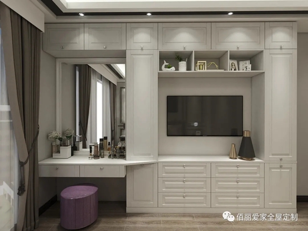 佰丽爱家全屋定制|小小梳妆台，如何设计才能实用又美观？