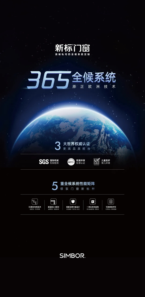 新标门窗365全候系统获友好育儿环境倡导产品