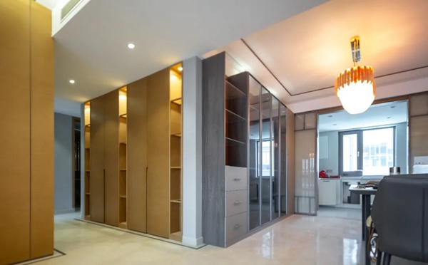 客来福全屋定制|163㎡三室两厅，大都市的现代简约