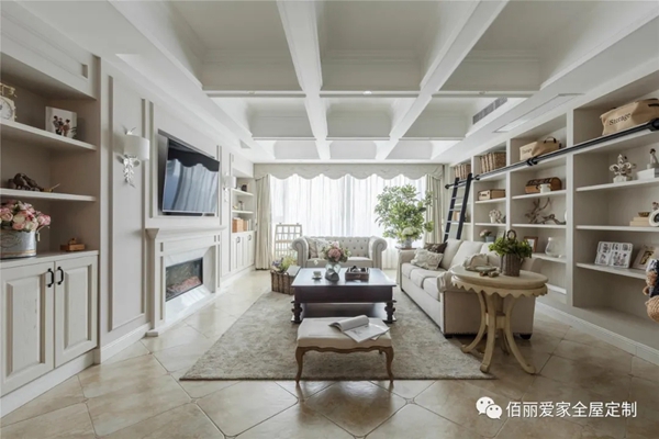 佰丽爱家全屋定制|239㎡田园美式风4居室