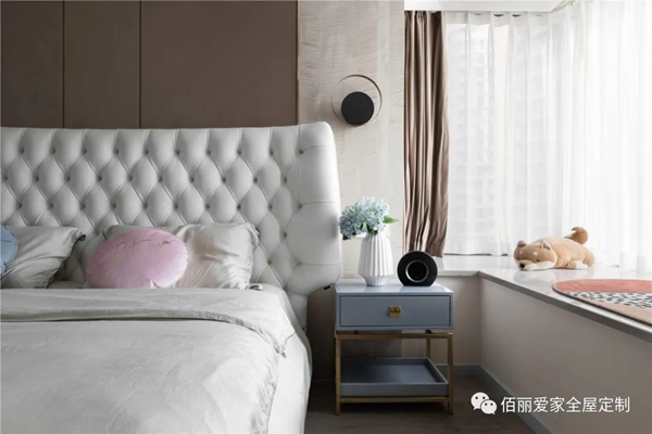 佰丽爱家全屋定制|120㎡现代轻奢风3居室，空间干净利落！
