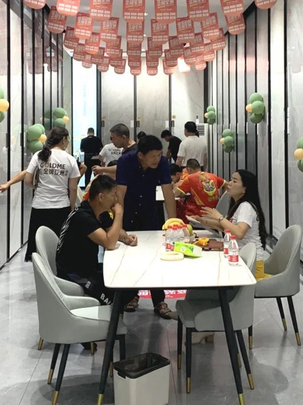 金牌亚洲瓷砖台州新店开业夺下159单 金牌亚洲瓷砖台州新店开业夺下159单