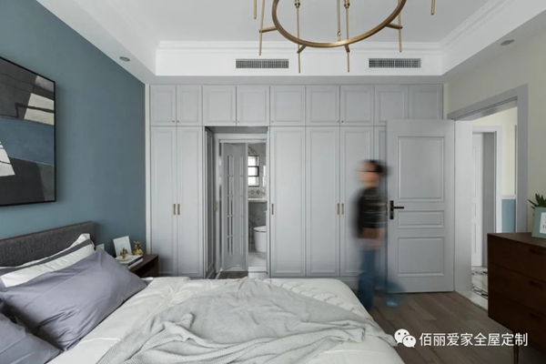 佰丽爱家全屋定制|122㎡精致复古的北欧风4居室