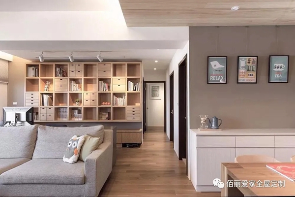 佰丽爱家全屋定制|隔断墙已经过时了，看看这些流行的隔断设计