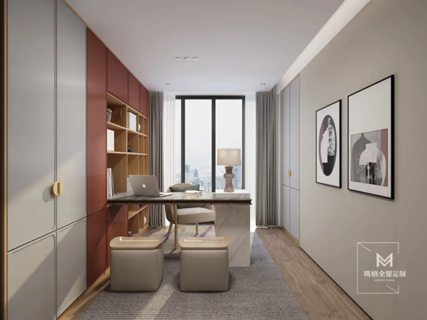 玛格全屋定制|184m²禅意新中式新房，绝美轻奢，每一面都很美！