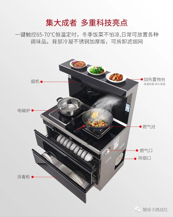 德希卡集成灶|集成灶里的消毒柜如何使用？