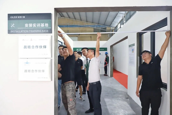 欧哲门窗:行业首个门窗安装实训基地迎来首批学员!