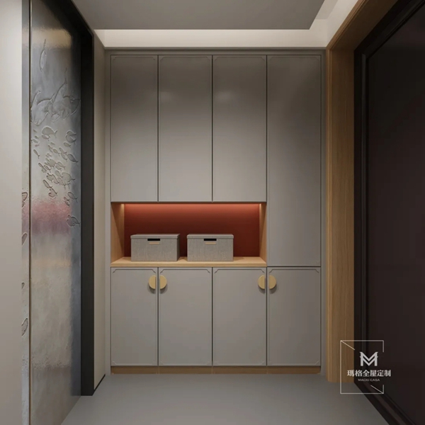 玛格全屋定制|184m²禅意新中式新房，绝美轻奢，每一面都很美！
