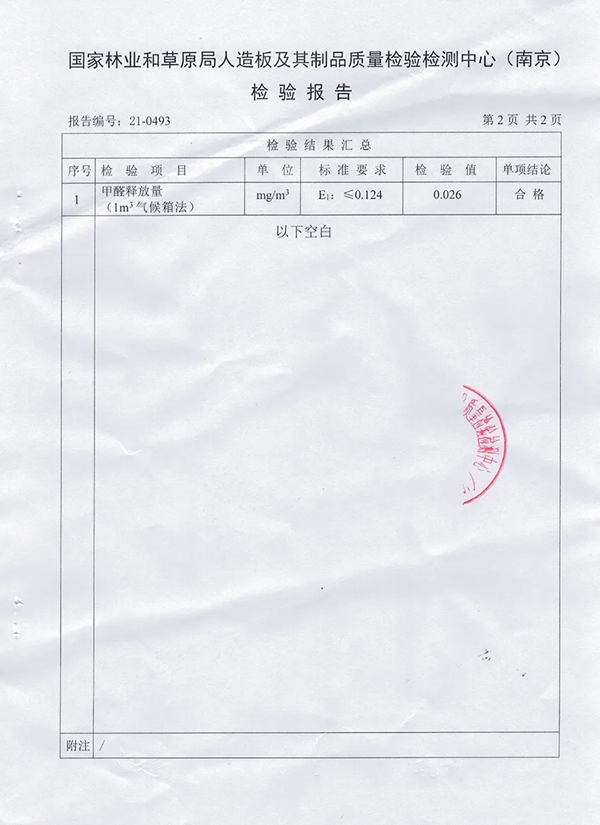 心系顾客 | 大信家居2021年7月产品环保检测公示