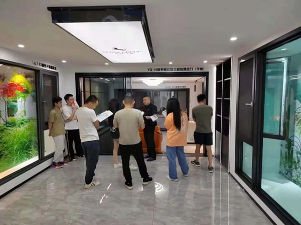 意群高隔热系统门窗广东区域点对点驻店培训圆满结束