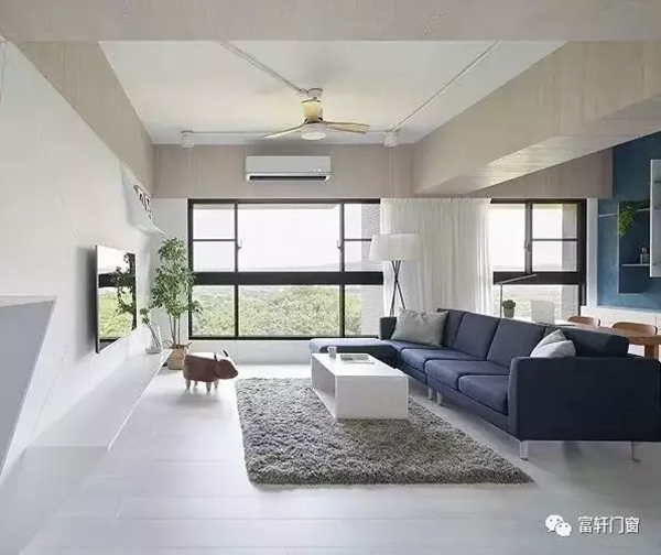 富轩全屋门窗|大横厅+落地窗,令人羡慕的理想生活