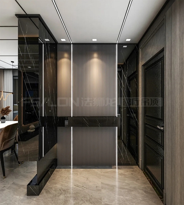 法狮龙客厅吊顶|145m² 悦尚无主灯设计+光影美学
