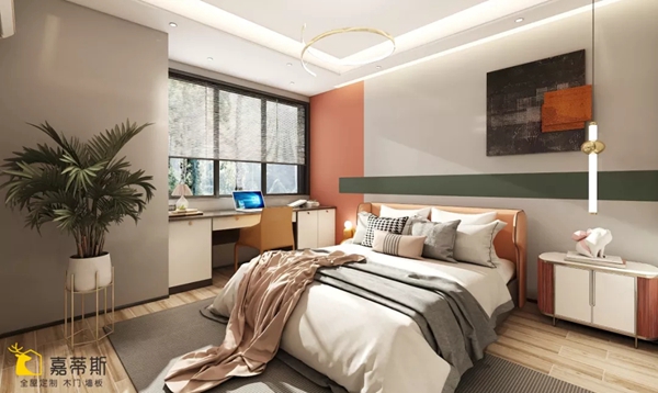 嘉蒂斯全屋定制|1m²也不浪费 ，衣柜一体化梳妆台定制方案