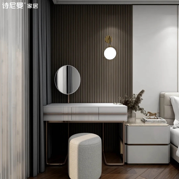 诗尼曼全屋定制|装完这个梳妆台，直接甩了闺蜜家几条街...
