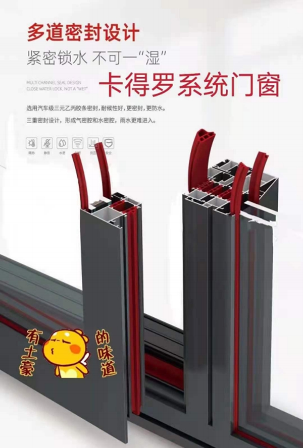 新品上市 | 卡得罗门窗牛津120内外平框系列！