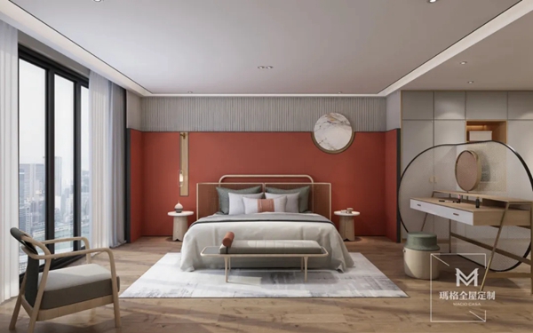 玛格全屋定制|184m²禅意新中式新房，绝美轻奢，每一面都很美！