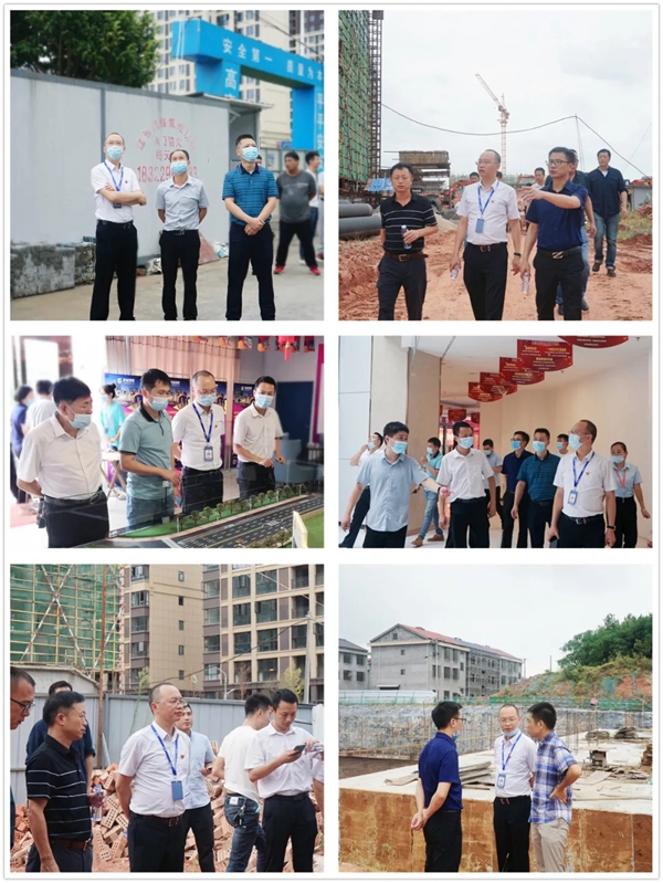 唯妮尔集团丨集团总裁周志江到龙城地产邻里中心板块各项目调研