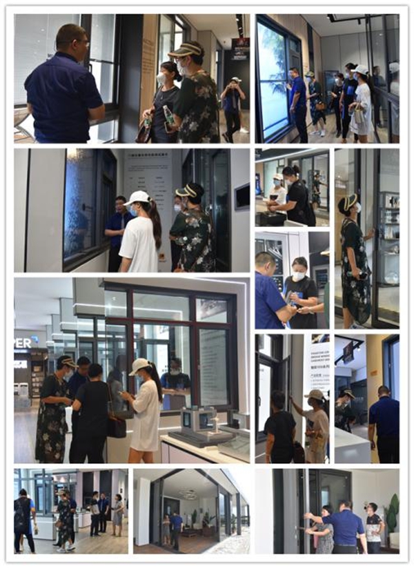 其邦门窗总部助力番禺专卖店黄埔区两个高端小区团购项目落地