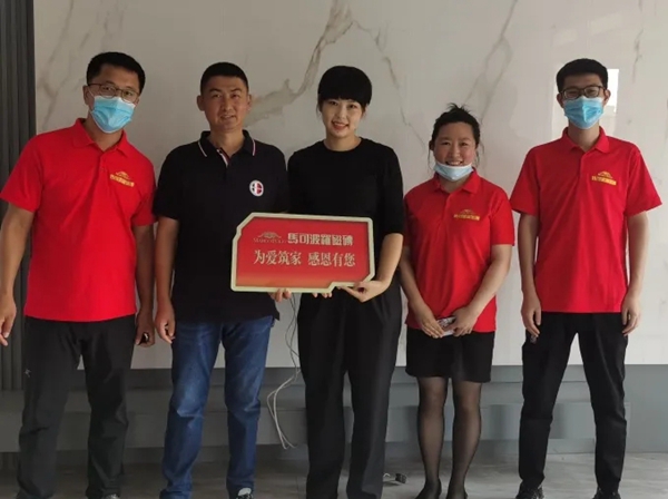 用心服务，真诚沟通，马可波罗陶瓷收获客户信任和认可
