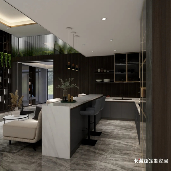 卡诺亚定制家居|新店来啦！243㎡越极简越高级的商业空间