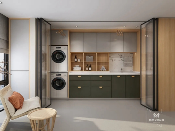 玛格全屋定制|184m²禅意新中式新房，绝美轻奢，每一面都很美！