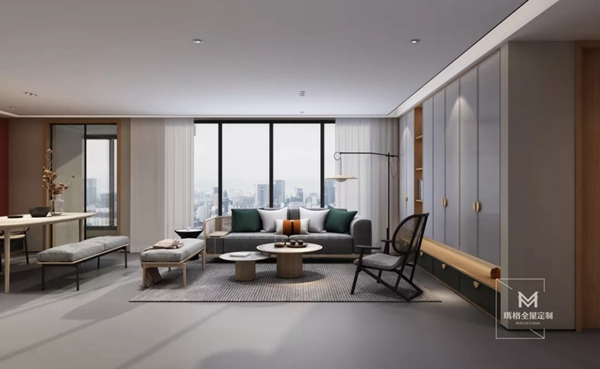 玛格全屋定制|184m²禅意新中式新房，绝美轻奢，每一面都很美！