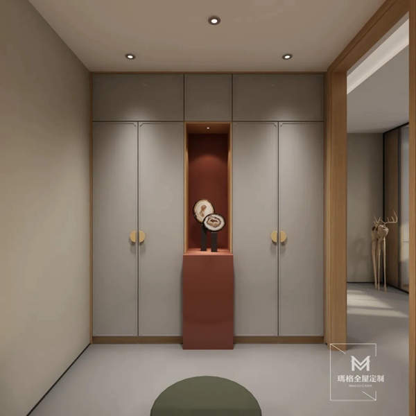 玛格全屋定制|184m²禅意新中式新房，绝美轻奢，每一面都很美！